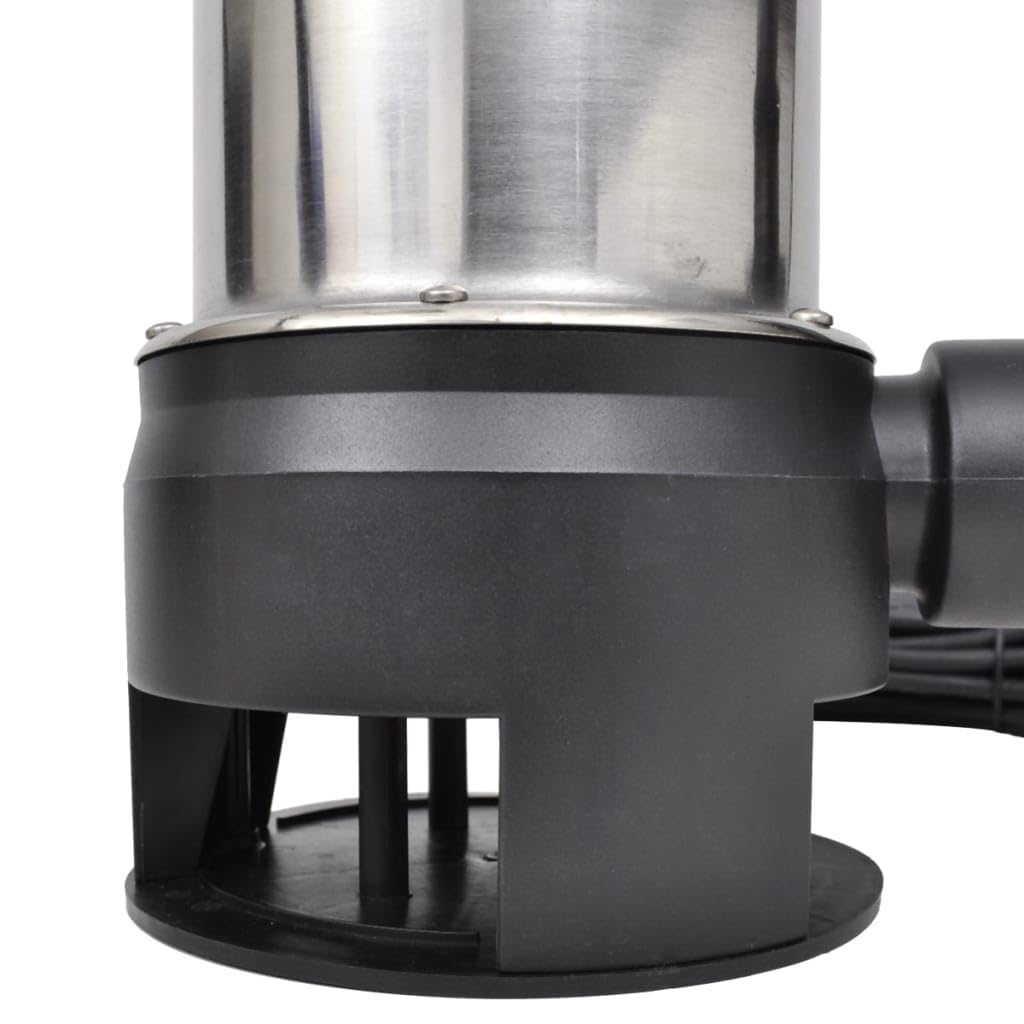 vidaXL Pompa ad Immersione Acque di Scarico Reflue 1100 W 16500 L/h Drenaggio