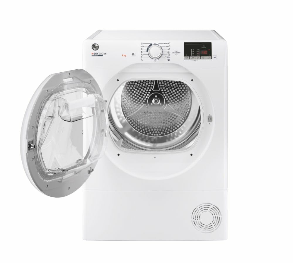 Hoover HLE H8A2DE-S - Asciugatrice con pompa di calore, Libera installazione, 8kg, Classe energetica A++