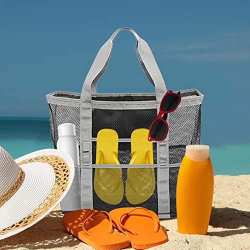 praia malha - praia portátil preta branca cinza | suprimentos viagem cesta chuveiro para estudantes