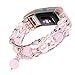Imymax For Fitbit Charge 2 Bands for women sport Handmade Bracelet wristband for Fitbit Charge 2 Smart Watch(Pink)
