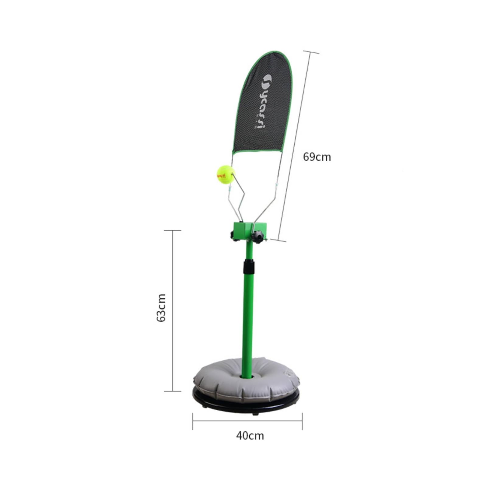 Tennis Rimbalzatore Altezza Regolabile Tennis Solitario Corda Resistente Attrezzatura Sportiva per Pratica Individuale