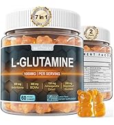 Nextdia L-Glutamine 1000mg Gummies for Women &amp; Men| with Beta-Alanine, BCAAs, Magnesium Glycinate...