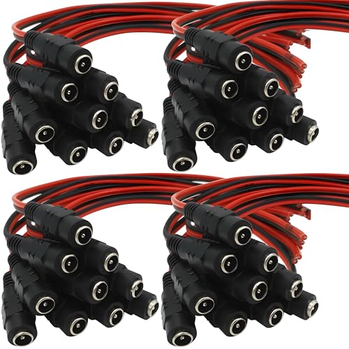 Connecteurs DC femelles 5.5mm pour installer vos caméras de surveillance et LED