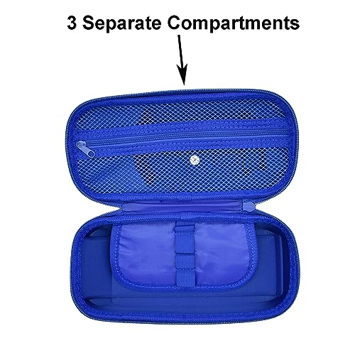 Image of Maydahui Tank Shape Camo Pencil Case Large Capacity Pen Pouch Holder Compartments Organizer Pencil Bag Stationery Box Waterproof EVA Camouflage Blue