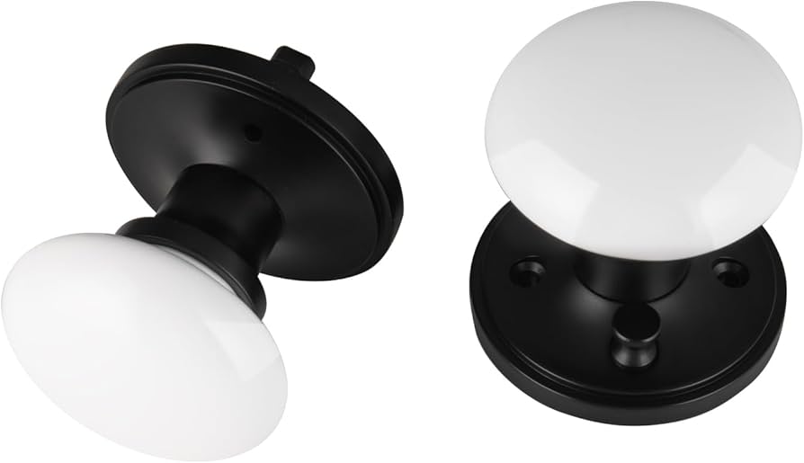 NCL White Door Knobs, Keyless Door Handles, Porcelain Door Levers NCL White Door Knobs, Keyless Door Handles, Porcelain Door Levers