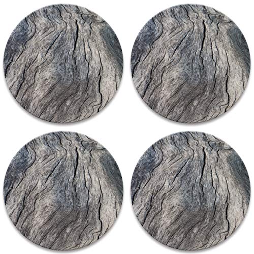 CoasterStone Gnarled Wood Set of 4 Coasters, One Size, Multicolored