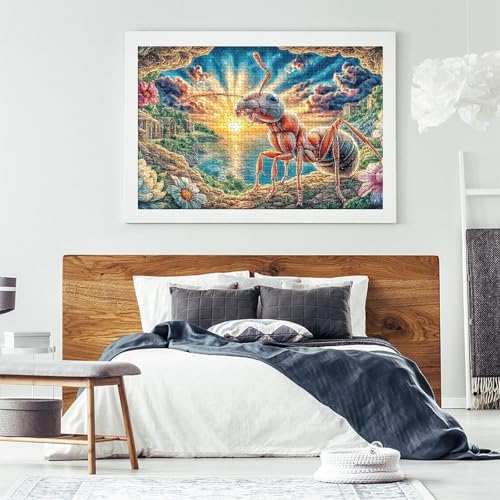 Formiche Colorate Puzzle Impossibili 1000Pcs Decorazione Per La Casa. Giochi Per Adulti E Bambini Da 14 Anni 70X50Cm/1000Pcs - 7