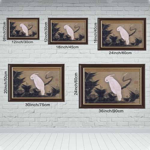 Impression sur toile Cacatoès blanc pour rompre la monotonie de vos murs blancs - 2