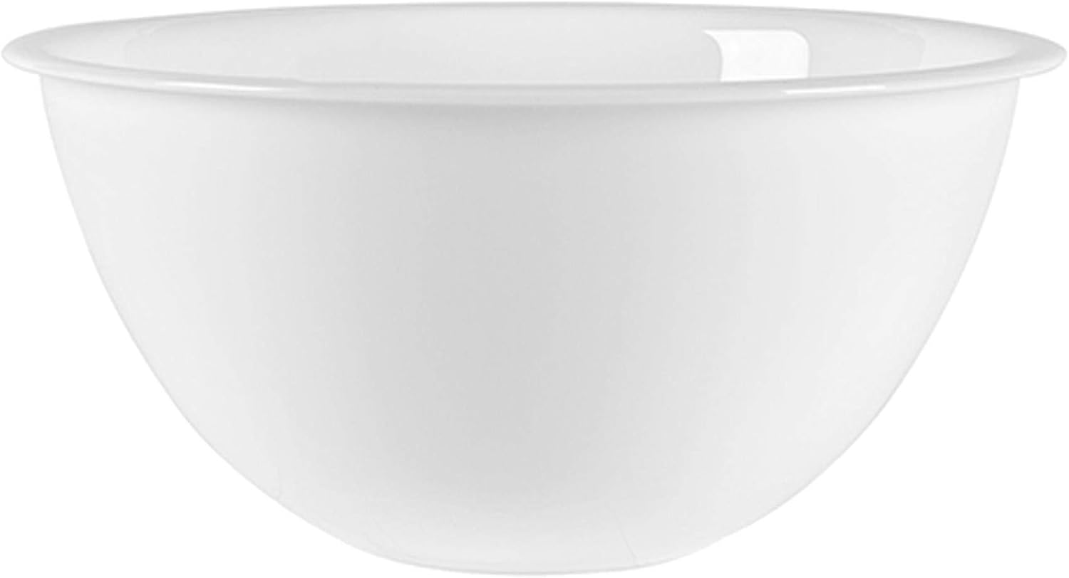 Bormioli Rocco Easy Mixing Coppa Extra Large 103 oz. Opal Glass Bowl, White, Set of 6