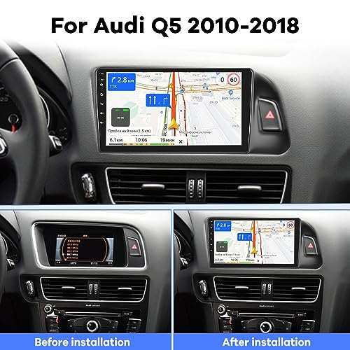 Radio para Audi Q5 2010-2018 con pantalla táctil 9 pulgadas miniatura 2