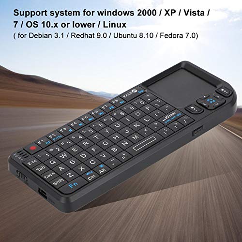 125 2.4G Mini Wireless Keyboard With Touchpad Mouse, 69 Keys Usb Wireless Keyboard, 3-In-1 Multifunction Ukb-100-Rf Usb Pocket Mini Wireless Keyboard For Pc/Tablets/Tv/Xbox/Smartphones #TOP3