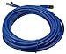 NTW Cat6 Ethernet Cable Shielded 25 FT Blue Plated RJ45 Connector Internet LAN Wire Cable Cord for Modem Router PC Mac Laptop PS2 PS3 PS4 Xbox 360 Patch Panel Faster Than Cat5 Cat5e (Model: 345-S6-025BL)
