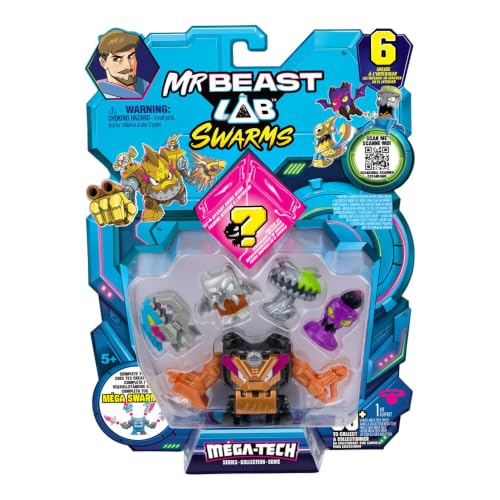 MrBeast Lab Swarms MEGA-TECH: 6 pack, 5 Micro Beasts, 1 Swarm