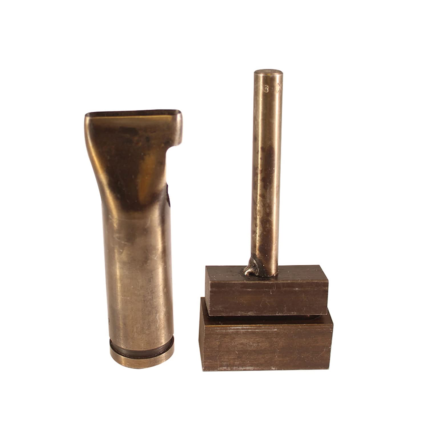 Weddecor Eyelet Setting Hand Tool and Set of Hole Punch - for 30mm Metal Oval Grommets for Leather, Canvas, All Fabrics Men & Women Clothes, Shoes, Belts, Bags, Crafts