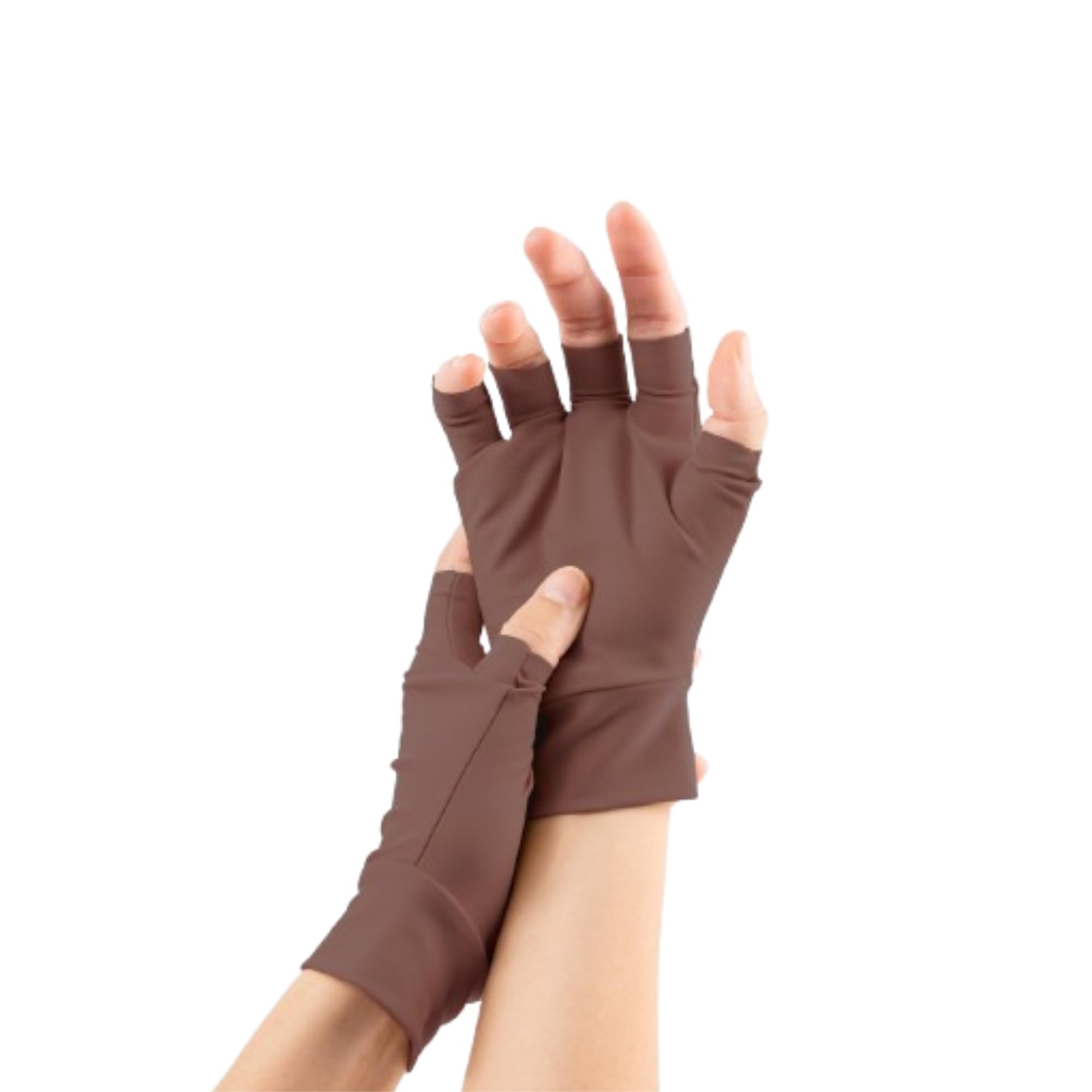 light skin tone fingerless gloves  made in usa  conceal bruises amp protect thinning skin