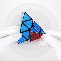 Vista 6 de 3X3 Pirámide Speed Cube YJ Toys 3X3X3 Speed Cube Triángulo Puzzle Magic Cube Puzzle Juguete Negro