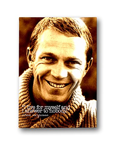 Toile Steve McQueen cadeau idéal passionné cinéma coton Black Sheep - 2