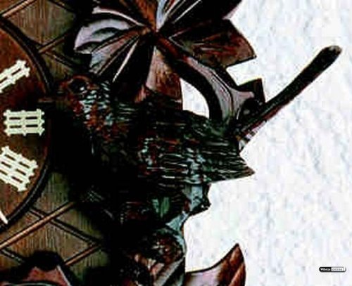 German Cuckoo Clock 8-Day-Movement Carved-Style 16.00 Inch - Authentic Black Forest Cuckoo Clock By Hekas #TOP4