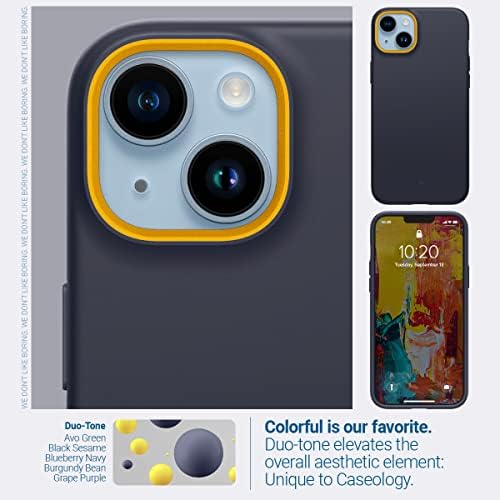 Caseology Nano Pop Mag Case Compatible with iPhone 14 - Blueberry Navy
