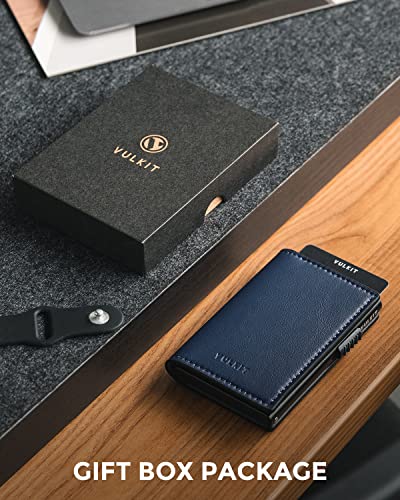 Image of VULKIT Minimalist Card Holder Wallet Pop Up Cards RFID Protection Holds Up to 10 Cards