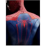 Andrew Garfield 8 inch x10 inch PHOTOGRAPH The Amazing Spider-Man (2012) Close-Up Back of Costume w/Black Background kn