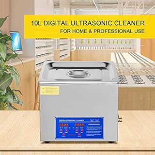 Chaneau Nettoyeur A Ultrasons 10L Pour Bijoux Appareil Nettoyage Ultrasons Professionnel Nettoyeur Digital Affichage Ultrasonique (10L)