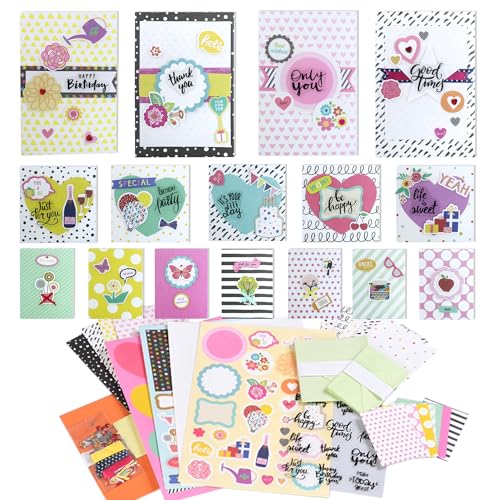 FTA&ATF Blank Note Cards Card Making Kits for Children CardMaking