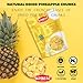 Sunbest Natural Dried Pineapple Chunks - 80 oz (5 lbs) 1 Pack - Juicy Candied Pineapple for Snacking, Baking, & Cooking - Vegan, Kosher, Non-GMO, Plant Based Dehydrated Cut Fruit