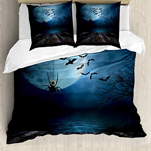 ABAKUHAUS Halloween Set Copripiumino, Lago di