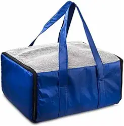 Bolsa Pet Transporte Aéreo Padrão Azul Ventilada Suporta Até 5kg Caixa Transporte De Cães E Gatos Cabine De Avião Bolsa Companhia Aérea Azul 43 x 32 x 24 cm