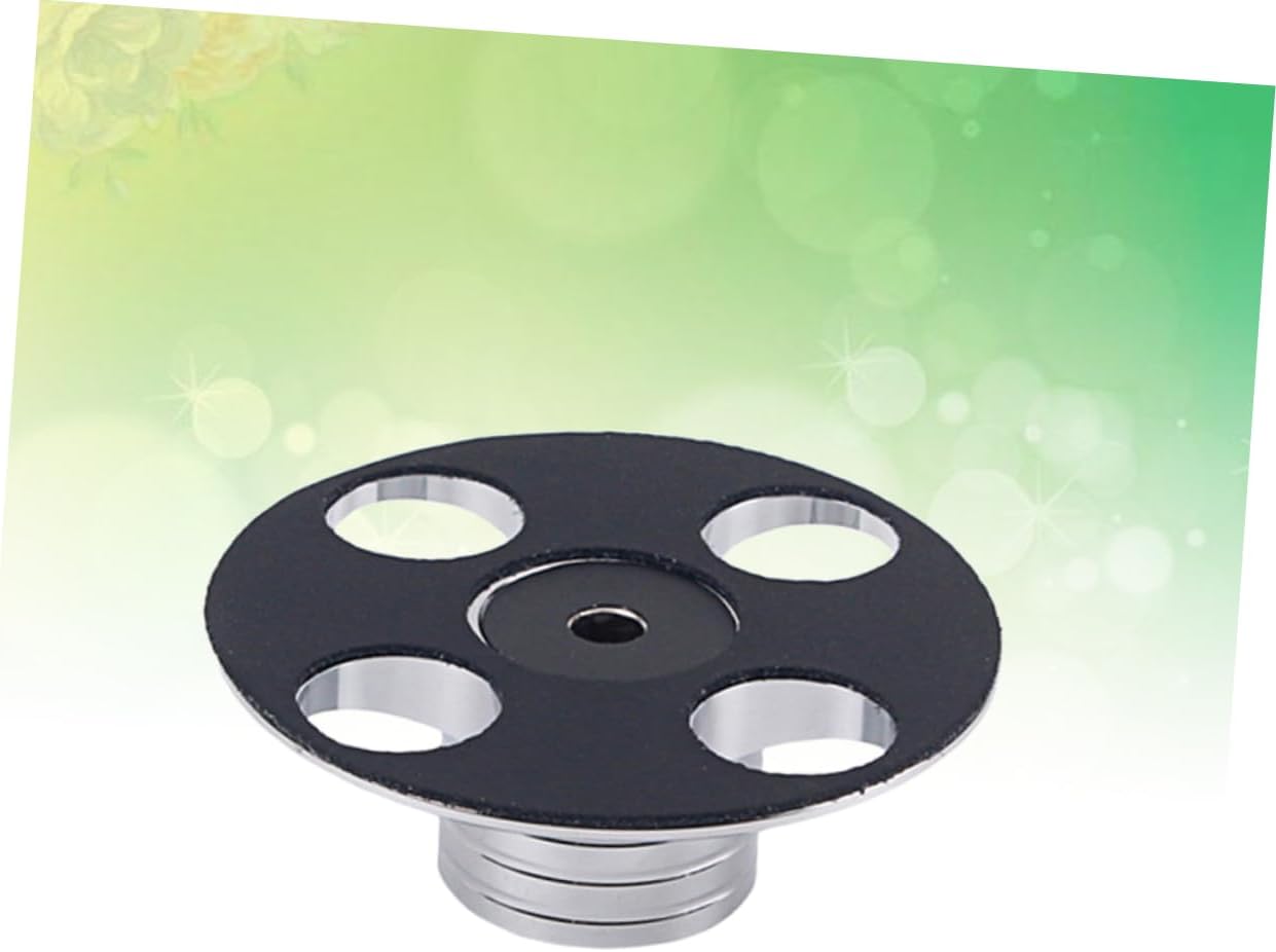 Record Weight Stabilizer Clamp for Vinyl Turntables Disc Damping Tool Reduces for Enhanced Sound Quality Compatible Cd Players and Speakers Black