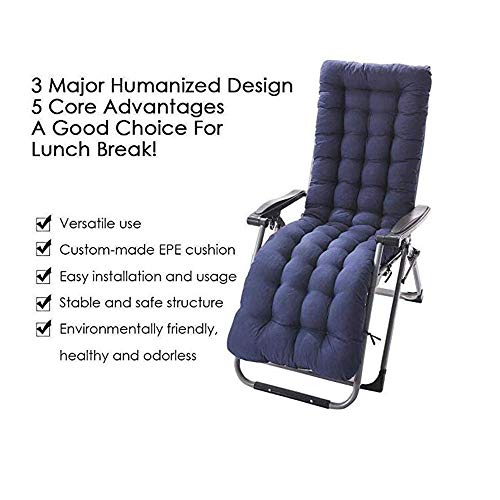Coussin de chaise à bascule épais avec liens de fixation