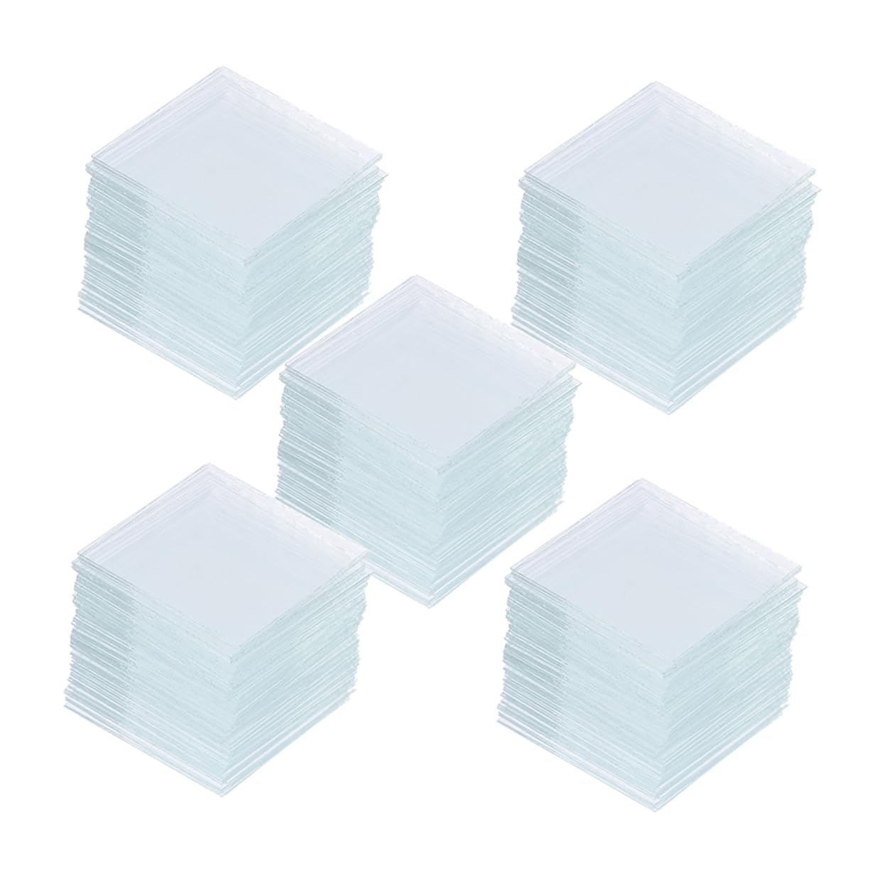 ULTECHNOVO 2500pièces Lames De Microscope Carrées Avec Verres De Couverture Pour Utilisation Laboratoire Et Éducation Robuste Et Fiable