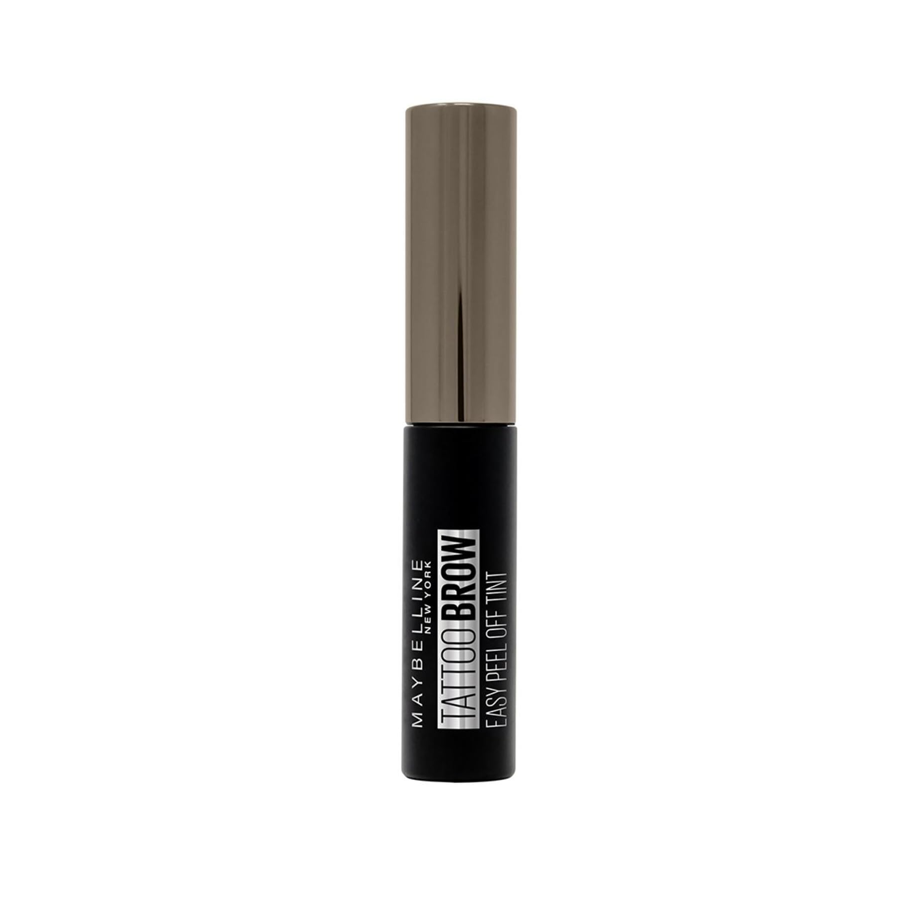 Maybelline New York Tinta Sopracciglia Semipermanente Tattoo Brow Peel-​Off, Risultato Definito fino a 3 Giorni, Chocolate Brown (25), 4,​6 g