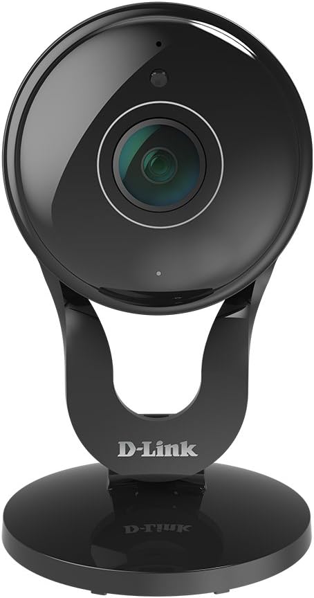 D-Link Full HD 180-Degree WiFi Security Camera – 1080P – Indoor – Night Vision – Remote Access – Works with Google Assistant – Casting – Streaming (DCS-2530L)