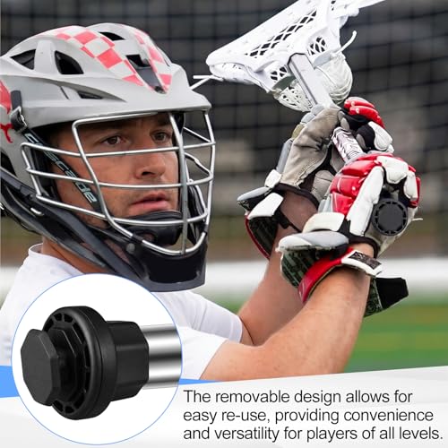 image for Teyva Daily 2 Pcs Lacrosse Sliding End Cap Lacrosse Stick Butt End Cap