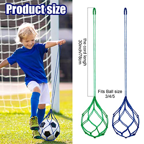 12 Pcs Solo Soccer Kick Trainer Soccer Ball Net Bungee Training Juggling Net Soccer Training Equipment Soccer Kick Throw Trainer For Kids Youth Boys Girls Kicking Practice, Fits Ball Size 3, 4, 5 #TOP1