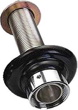 Chrome Plated Brass Standard Shank with 1/4" Bore, 5-1/8" Long - C304