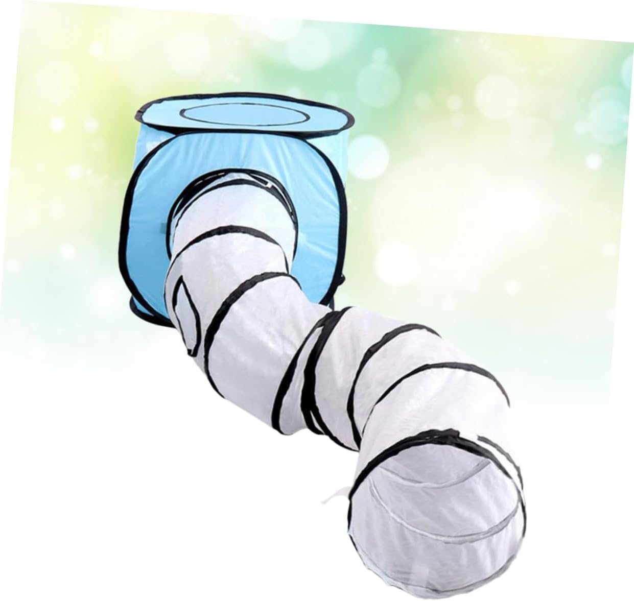 Foldable Cat Tunnel Toy Interactive Play Tube for Cats and Kittens Space-Saving Design for Indoor Play and Exploration