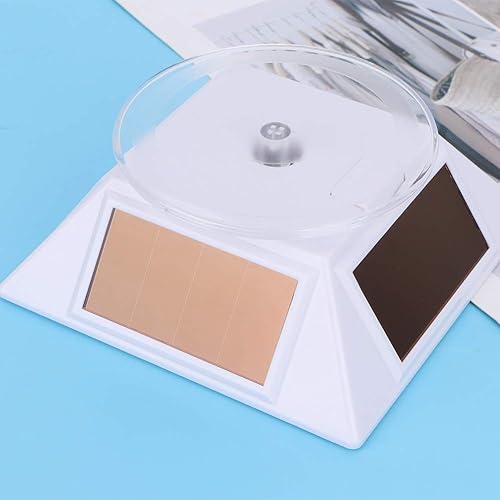 Miniatura 9 de VBESTLIFE Molino de viento, juguete inteligente de plástico mini molinete alimentado por energía solar, modelo de viento, juguete de física