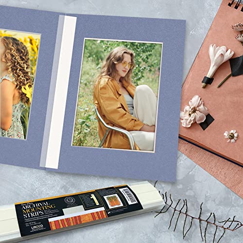 Lineco See-Thru Polyester Mounting Strips, 12 Inches, Package Of 60 (L533-4020), Clear #TOP4