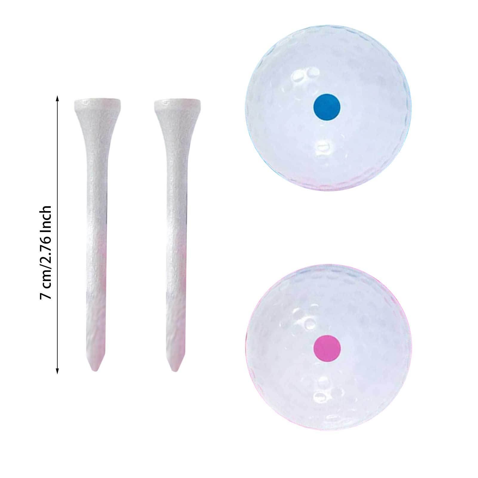 Golf Truco Explosivas Bolas con Polvo Rosa y Azul Regalo para Futuros Padres