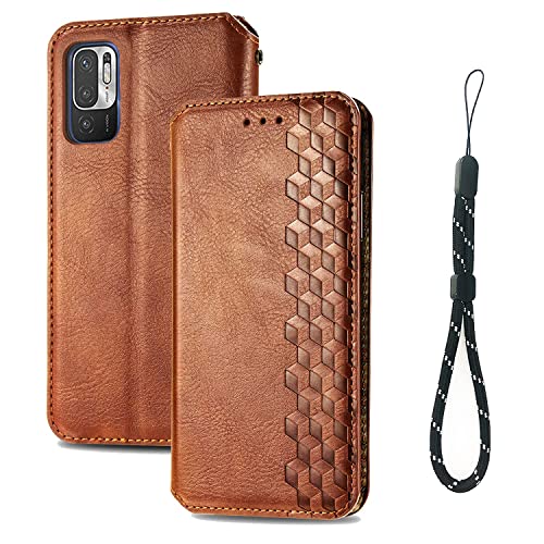 FOR Xiaomi Redmi Note 10 JE XIG02 用のケース 手帳型 カバー ストラップ付き 高級PUレザー 耐衝撃 磁気吸着 FOR Xiaomi Redmi Note 10 JE XIG02 用のスマホケース 高級品質 手帳型 スマホケース カバー 携帯ケース case カード カバー スマホケース レザー FOR Xiaomi Redmi Note 10 JE XIG02 用の財布型 ケース 横開き カード収納 レザー マグネット スタンド機能 軽量 薄型 PCduodu