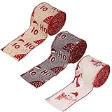 Cinta Para Árbol De Navidad | 3 Rollos Con Puntos Brillantes,Cinta Para Corona De Navidad - Para Otoño Halloween De Árboles Coronas Decoración De Puertas Centro De Mesa