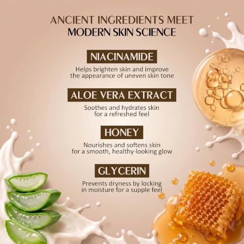 Image of Milk Peel-Off Exfoliating Face Mask | Brightening Skin | Milk Extract, Niacinamide, Aloe Vera, Honey | Dead Skin Removal | Suitable For All Skin Types, 50 ml