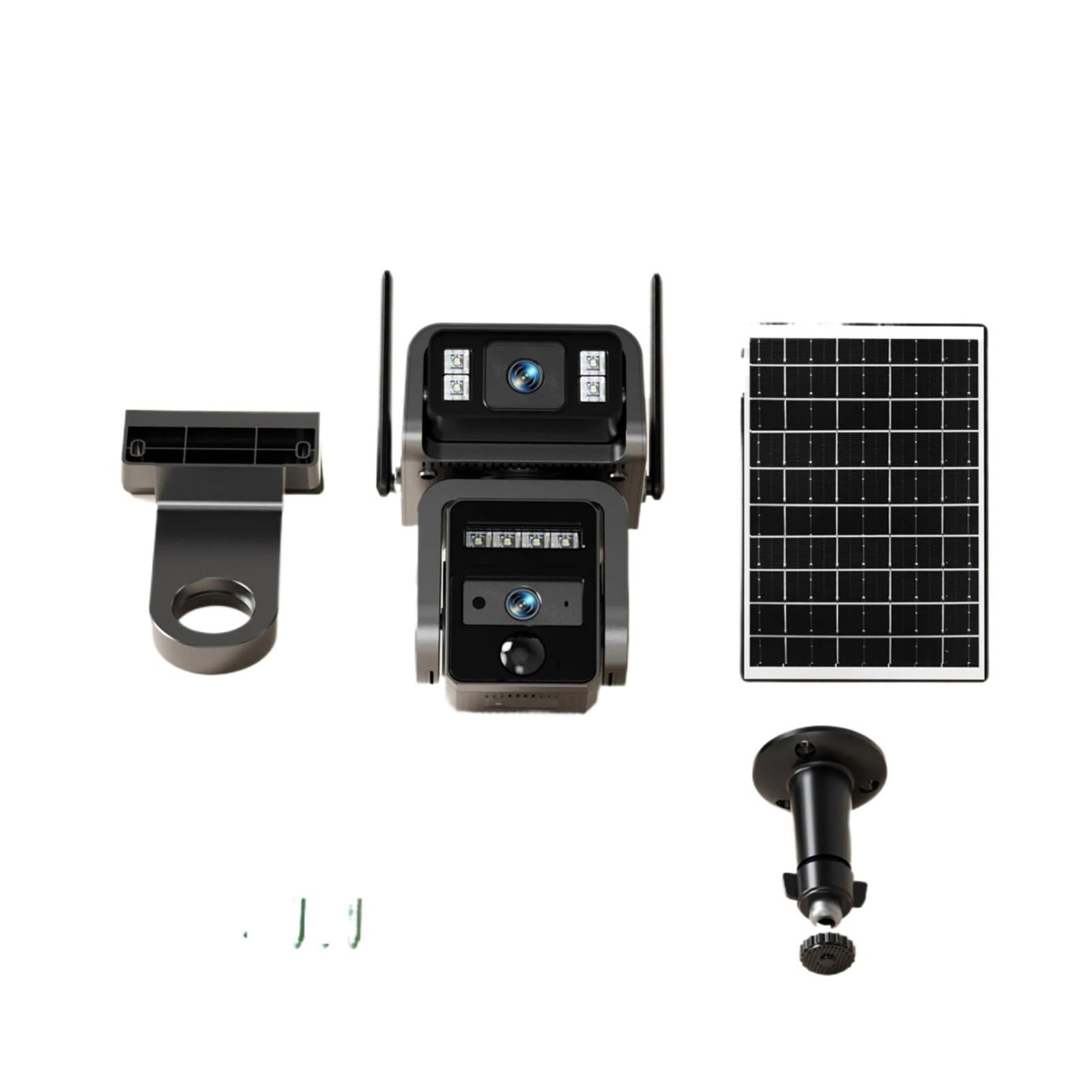 Cámara WiFi solar exterior: proteja su hogar sin cables gracias a su batería y sensor PIR