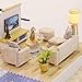 Flever Dollhouse Miniature DIY House Kit Creative Room with Furniture for Romantic Artwork Gift-Mermaid Tribe