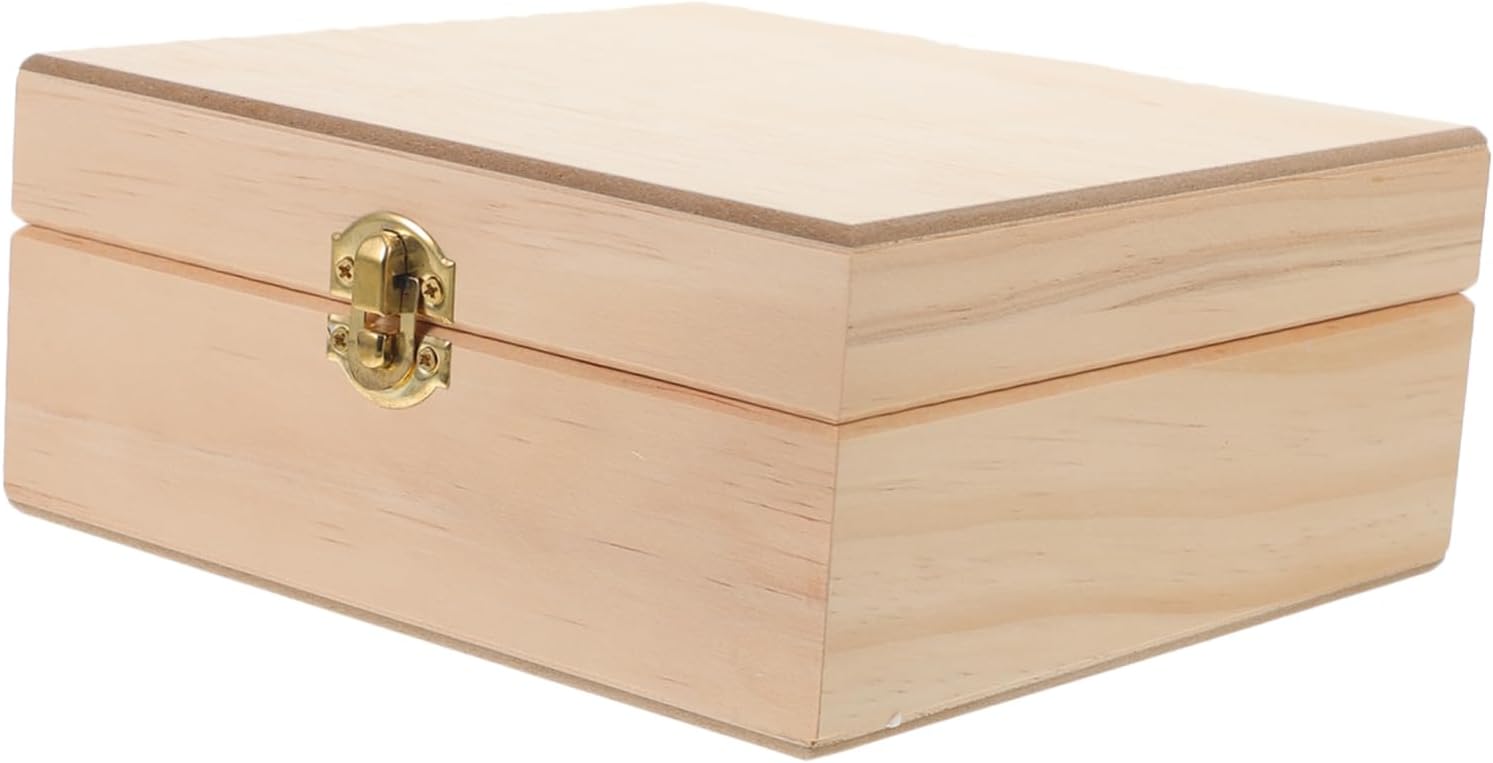 25grids Wooden Essential Oil Storage Box Multi-compartment Organizer Case