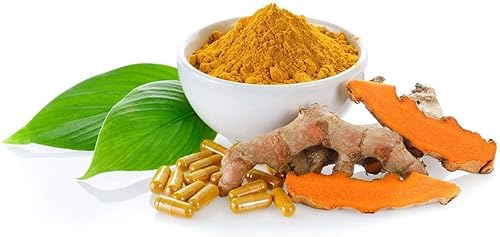 Miniatura 7 de DrFormulas 30 cápsulas de extracto de curcumina de cúrcuma de 1500 mg con pimienta negra 30 veces más fuerte que el polvo de cúrcuma normal, 60
