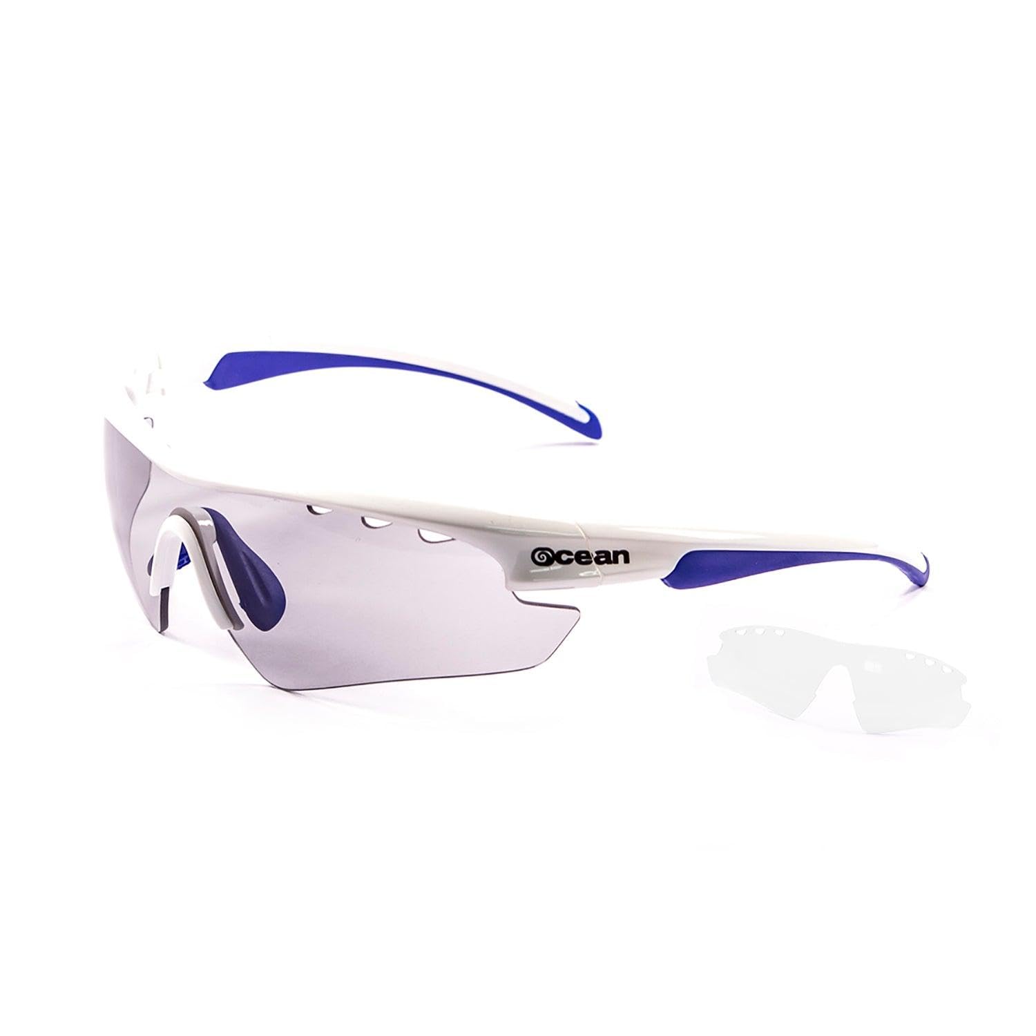 OCEAN IRONMAN Polaryzacyjne okulary przeciwsłoneczne do jazdy na rowerze, jazdy na rowerze, biegania, sportu, ochrony przed promieniowaniem UV 400, wiatroszczelne dla mężczyzn i kobiet